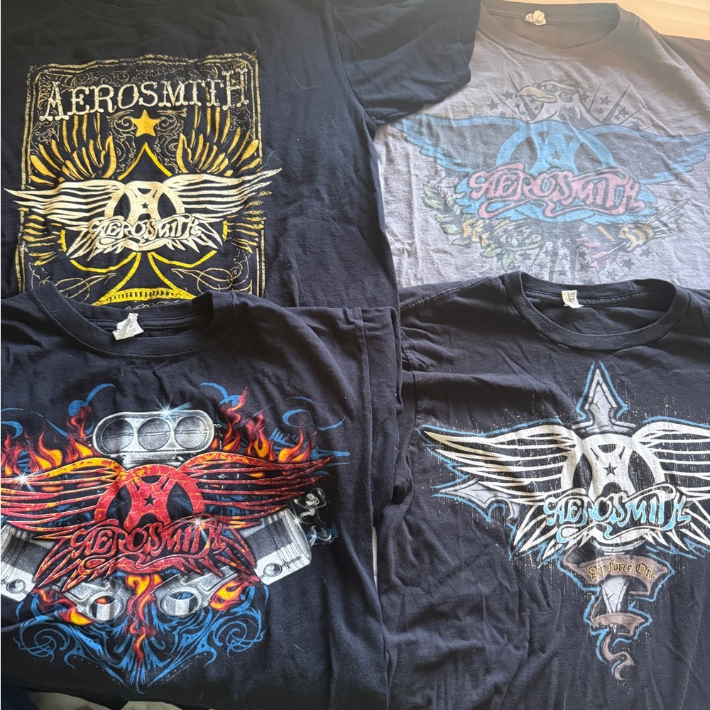 Aerosmith T-shirt lot Medium